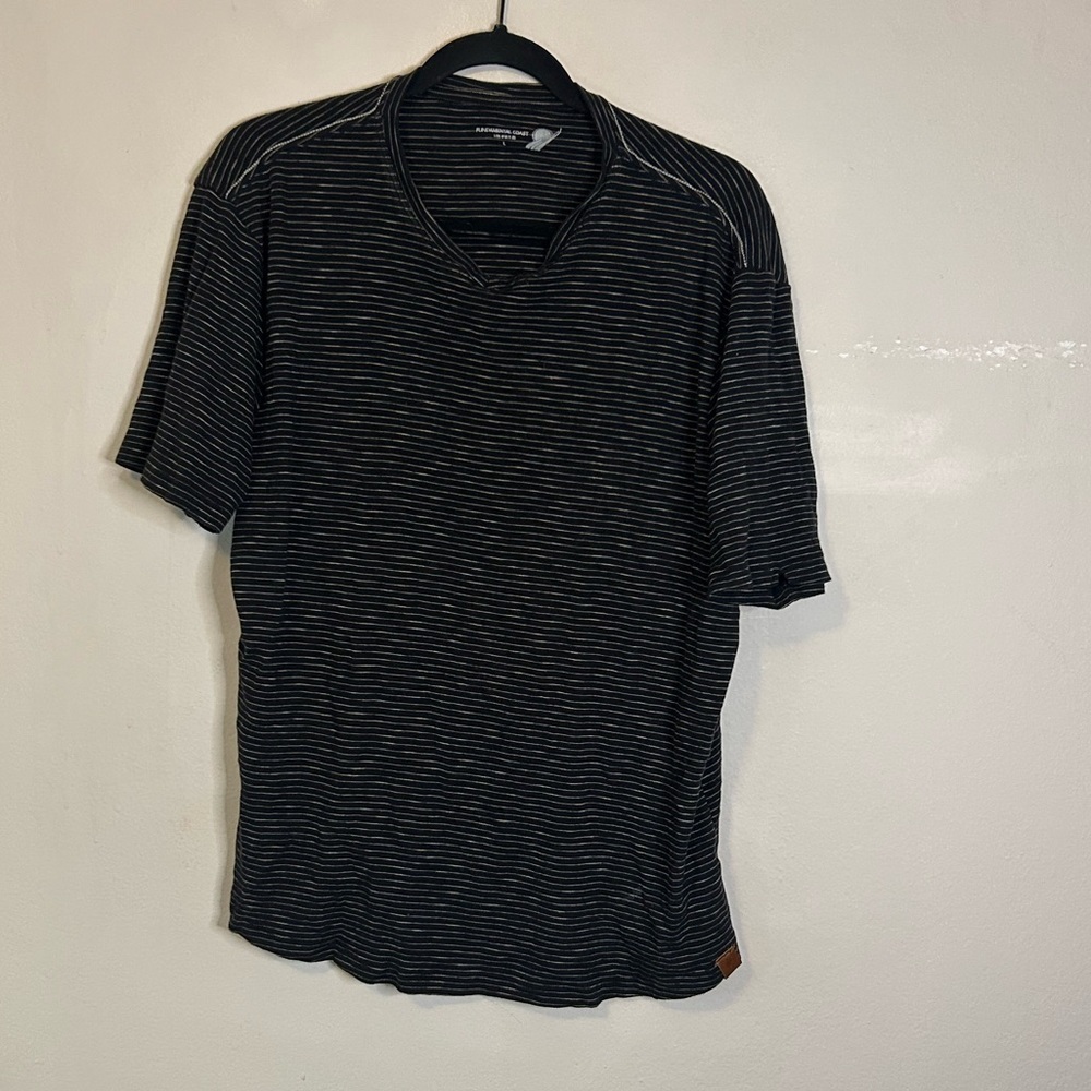 Fundamental Coast V Neck Striped Tee